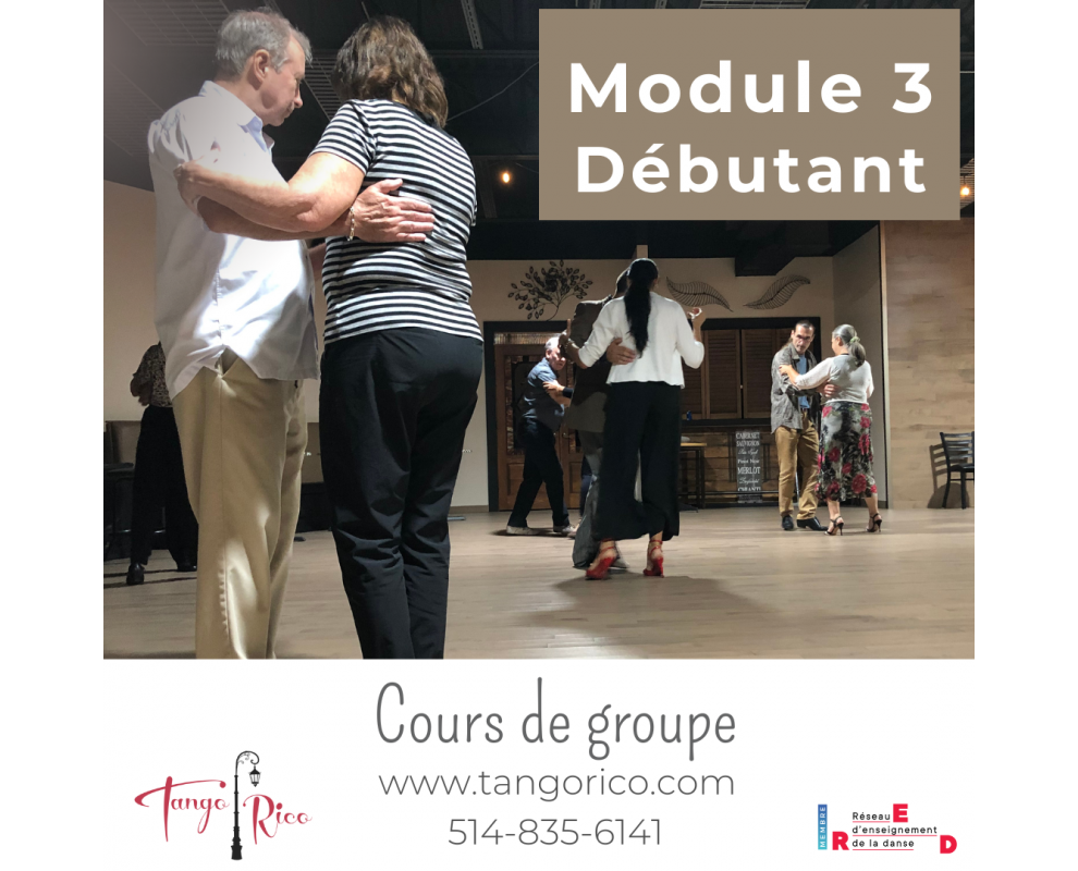 Cours de tango argentin - Module 3