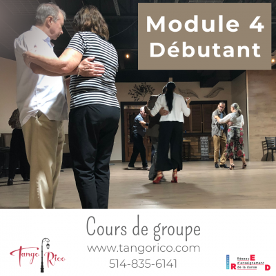 Cours de tango argentin - Module 4 