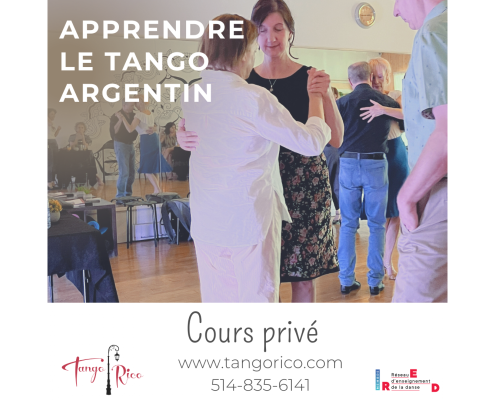 Cours PRIVÉ de tango argentin avec Caroline