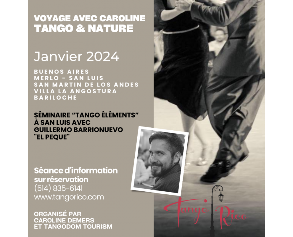 Séance d'information pour voyage Argentine 2024